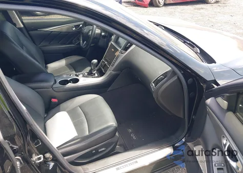 2017 Infiniti Q50 3.0T Premium z USA, uszkodzony, nr VIN JN1EV7AR3HM838351